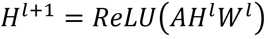 Layer update equation with weights